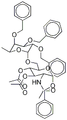 Benzyl 2-Acetamido-3,4-di-O-acetyl-2-deoxy-6-O-(tri-O-benzyl-L-fucopyranosyl)-α-D-glucopyranoside (4:1 α/β mixture) CAS#: 33639-78-0