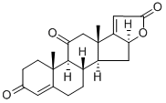 16β-Hydroxy-3,11-dioxopregna-4,17(20)-dien-21-oic acid γ-lactone CAS#: 337-68-8