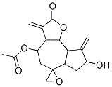 3,3a,4,5,6a,7,8,9,9a,9b-Decahydro-4-acetoxy-8-hydroxy-3,9-bis(methylene)spiro[azuleno[4,5-b]furan-6(2H),2'-oxiran]-2-one CAS#: 32534-03-5