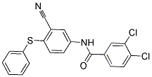 3,4-DICHLORO-N-[3-CYANO-4-(PHENYLSULFANYL)PHENYL]BENZENECARBOXAMIDE CAS#: 303147-70-8