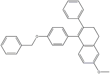 3,4-Dihydro-6-methoxy-2-phenyl-1-[4-(phenylmethoxy)phenyl]naphthalene CAS#: 308812-06-8