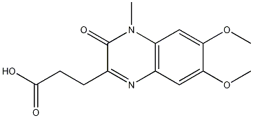 3,4-Dihydro-6,7-dimethoxy-4-methyl-3-oxo-2-quinoxalinepropanoic Acid CAS#: 132788-56-8