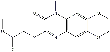 3,4-Dihydro-6,7-dimethoxy-4-methyl-3-oxo-2-quinoxalinepropanoic Acid Methyl Ester CAS#: 131426-28-3