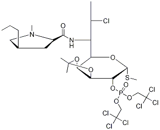 3,4-O-Isopropylidene ClindaMycin 2-[Bis(2,2,2-trichloroethyl)phosphate] CAS#: 147621-30-5