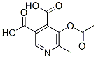 3,4-Pyridinedicarboxylic acid, 5-(acetyloxy)-6-methyl- CAS#: 115830-19-8