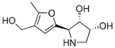 3,4-Pyrrolidinediol, 2-[4-(hydroxymethyl)-5-methyl-2-furanyl]-, (2R,3S,4R)- (9CI) CAS#: 385766-45-0