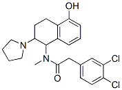 3,4-dichloro-N-methyl-N-(2-(pyrrolidin-1-yl)-1,2,3,4-tetrahydro-5-hydroxynaphthalen-1-yl)benzeneacetamide CAS#: 153881-56-2