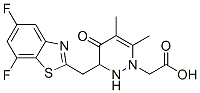 3,4-dihydro-4-oxo-5,6-dimethyl-3-((5,7-difluorobenzothiazol-2-yl)methyl)-1-pyridazineacetic acid CAS#: 140926-46-1