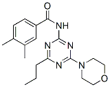 3,4-dimethyl-N-(4-morpholin-4-yl-6-propyl-1,3,5-triazin-2-yl)benzamide CAS#: 127375-07-9