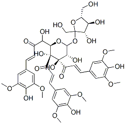 (3,4-disinapoyl)fructofuranosyl-(6-sinapoyl)glucopyranoside CAS#: 145631-61-4