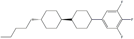 3,4,5- Trifluoro -1-[ trans-4'-( trans-4''-pentylcyclohexyl) -cyclohexyl ]benzene CAS#: 137644-54-3