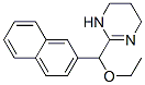 3,4,5,6-Tetrahydro-2-[ethoxy(2-naphtyl)methyl]pyrimidine CAS#: 33235-98-2