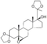(5α,6α)-Epoxy-17α-hydroxy-pregnane-3,20-dione-3,20-bis(ethyleneketal) CAS#: 3496-78-4