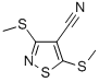 3,5-BIS(METHYLTHIO)ISOTHIAZOLE-4-CARBONITRILE CAS#: 4886-13-9