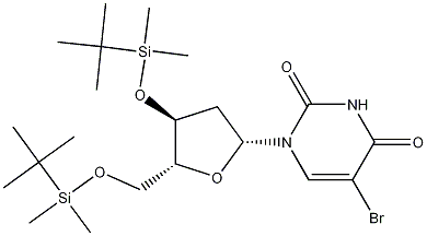 3',5'-Bis-O-(tert-butyldimethylsilyl)-5-bromo-2'-deoxyuridine CAS#: 154925-95-8