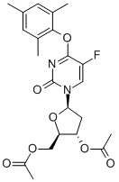 3',5'-DI-O-ACETYL-5-FLUORO-O4-(2,4,6-TRIMETHYLPHENYL)-2'-DEOXYURIDINE CAS#: 141120-62-9