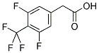 3,5-DIFLUORO-4-(TRIFLUOROMETHYL)PHENYLACETIC ACID CAS#: 132992-26-8