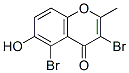 3,5-Dibromo-6-hydroxy-2-methylchromone CAS#: 30095-77-3