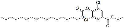 3,5-Dichloro-4-(hexadecyloxycarbonyloxy)benzoic acid ethyl ester CAS#: 115895-09-5