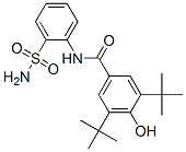 3,5-bis-(1,1-dimethylethyl)-4-hydroxy-N-(2-sulfamoylphenyl)benzamide CAS#: 150457-37-7