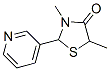 3,5-dimethyl-2-(3-pyridyl)thiazolidin-4-one CAS#: 130841-70-2