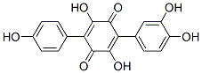 3,6-Dihydroxy-2-(3,4-dihydroxyphenyl)-5-(4-hydroxyphenyl)-1,4-benzoquinone CAS#: 479-63-0