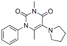 3,6-Dimethyl-1-phenyl-5-(1-pyrrolidinyl)pyrimidine-2,4(1H,3H)-dione CAS#: 32150-61-1