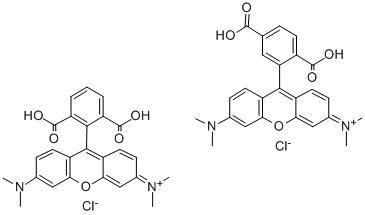3',6'-(Dimethylamino)-3-oxo-spiro[isobenzofuran-1(3H),9'-[9H]xanthene]-ar-carboxylic acid CAS#: 150347-56-1