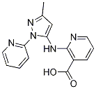 2-[[3-methyl-1-(2-pyridinyl)-1H-pyrazol-5-yl]amino]nicotinic acid CAS#: 364728-09-6