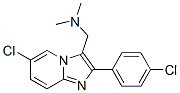 6-Chloro-2-(4-chlorophenyl)-N,N-dimethylimidazo[1,2-α]pyridine-3-methanamine CAS#: 365213-33-8