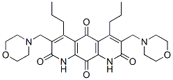 3,7-Bis(4-morpholinylmethyl)-4,6-dipropylpyrido[3,2-g]quinoline-2,5,8,10(1H,9H)-tetrone CAS#: 122037-01-8