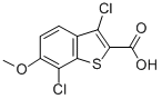 3,7-DICHLORO-6-METHOXY-BENZO[B]THIOPHENE-2-CARBOXYLIC ACID CAS#: 34576-89-1