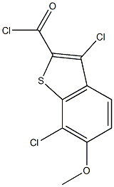 3,7-DICHLORO-6-METHOXYBENZO[B]THIOPHENE-2-CARBONYL CHLORIDE CAS#: 34576-80-2