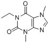 3,7-Dihydro-3,7-dimethyl-1-ethyl-1H-purine-2,6-dione CAS#: 39832-36-5