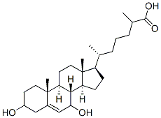 3,7-dihydroxy-5-cholestenoic acid CAS#: 115538-84-6
