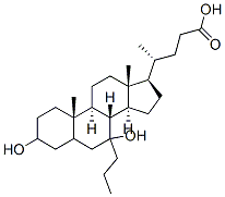3,7-dihydroxy-7-n-propylcholanoic acid CAS#: 124729-58-4