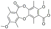 3,8-Dimethoxy-1,4,6,9-tetramethyl-11-oxo-11H-dibenzo[b,e][1,4]dioxepin-7-carboxylic acid methyl ester CAS#: 4723-32-4