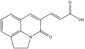 (2E)-3-(4-OXO-1,2-DIHYDRO-4H-PYRROLO[3,2,1-IJ]QUINOLIN-5-YL)ACRYLICACID CAS#: 386715-45-3