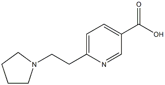 6-(2-PYRROLIDIN-1-YLETHYL)NICOTINICACID CAS#: 387350-41-6