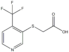 {[4-(TRIFLUOROMETHYL)PYRIDIN-3-YL]THIO}ACETICACID CAS#: 387350-44-9