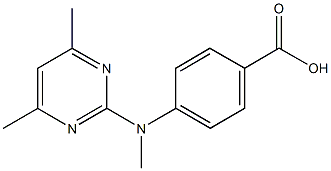 4-[(4,6-DIMETHYLPYRIMIDIN-2-YL)(METHYL)AMINO]BENZOICACID CAS#: 387350-50-7