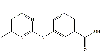 3-[(4,6-DIMETHYLPYRIMIDIN-2-YL)(METHYL)AMINO]BENZOICACID CAS#: 387350-52-9