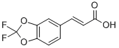 (2E)-3-(2,2-DIFLUORO-1,3-BENZODIOXOL-5-YL)PROPENOICACID CAS#: 387350-55-2