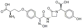 (3S,αR)-3-[[[4-[(R)-3-Amino-3-carboxypropoxy]phenyl]-[(Z)-hydroxyimino]acetyl]amino]-α-(4-hydroxyphenyl)-2-oxo-1-azetidineacetic acid CAS#: 39391-39-4