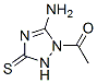 3H-1,2,4-Triazole-3-thione, 1-acetyl-5-amino-1,2-dihydro- (9CI) CAS#: 118025-67-5