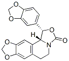 3H-[1,3]Dioxolo[4,5-g]oxazolo[4,3-a]isoquinolin-3-one,  1-(1,3-benzodioxol-5-yl)-1,5,6,11b-tetrahydro-,  (1S-trans)-  (9CI) CAS#: 131589-16-7