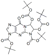 3H-Imidazo[1,2-a]purine-3,5(9H)-dicarboxylic  acid,  6,7-bis[[(1,1-dimethylethoxy)carbonyl]oxy]-6,7-dihydro-9-oxo-,  bis(1,1-dimethylethyl)  ester CAS#: 309947-90-8