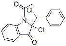 3H-Indol-3-one, 1-acetyl-2-chloro-2-(chlorophenylmethyl)-1,2-dihydro- CAS#: 144294-77-9