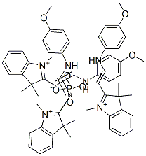 3H-Indolium, 2-[2-[(4-methoxyphenyl) amino] ethenyl]-1,3,3-trimethyl-, phosphate CAS#: 33910-98-4