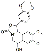 3H-Oxazolo[4,3-a]isoquinolin-3-one,  1-(3,4-dimethoxyphenyl)-1,5,6,10b-tetrahydro-6-hydroxy-8,9-dimethoxy- CAS#: 135574-22-0